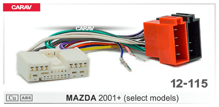 ISO-переходник MAZDA 2001+ (выборочн. модели) (Carav 12-115)