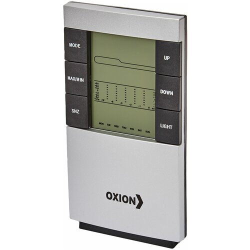 Метеостанция Oxion OTM379 комнатная, с подсветкой метеостанция oxion otm3331 комнатная с проводным датчиком