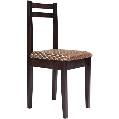 Деревянный стул для кухни из массива бука Норд 1 шт, цвет венге