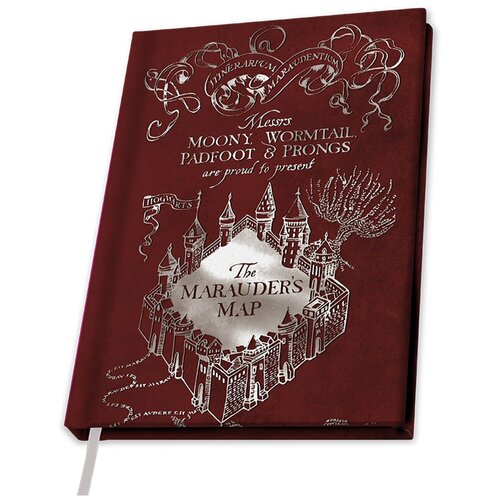 записная книжка abystyle карта мародёров marauder s map гарри поттер harry potter abynot036 a5 Записная книжка ABYstyle: Карта Мародёров (Marauder's Map) Гарри Поттер (Harry Potter) (ABYNOT036) A5