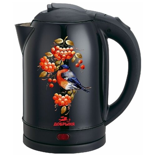 Чайник электрический 2 литра добрыня Снегирь на черном 143000₽