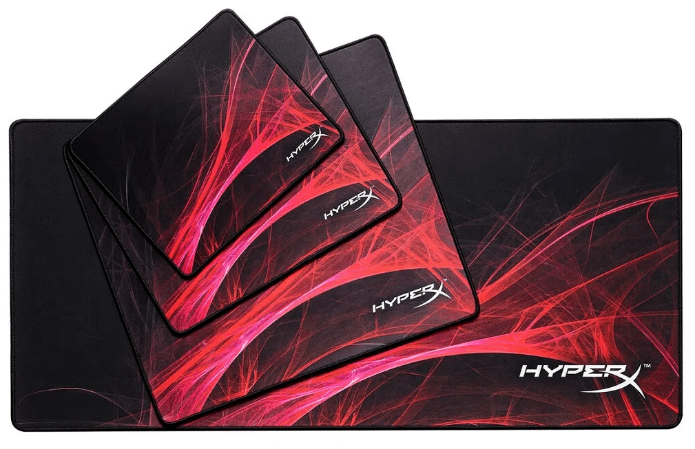Коврик для мыши HYPERX Fury S Pro Speed Edition, Medium, черный/рисунок [4p5q7aa] - фото №4