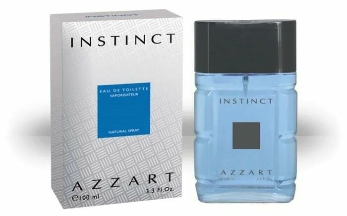 Туалетная вода Delta Parfum Instinct Azzart, мужская, 100мл, акватические, цитрусовые ноты