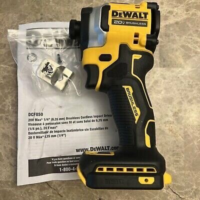 Шуруповерт импульсный аккумуляторный DeWalt DCF850N (без зу и акк) - фото №16