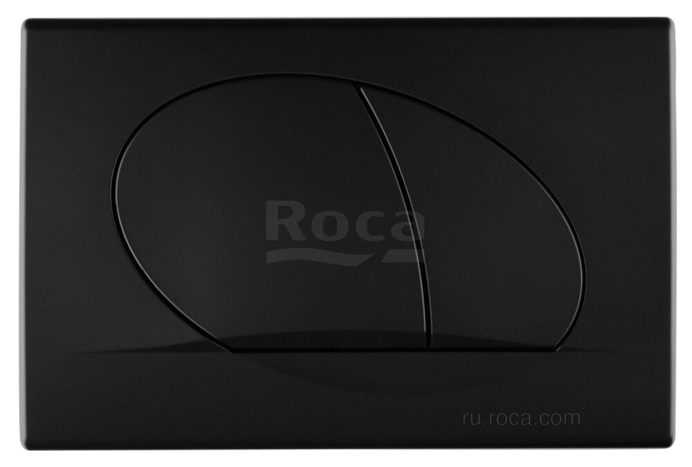 фото Клавиша смыва Roca Active 42B 8901140B6, черный матовый