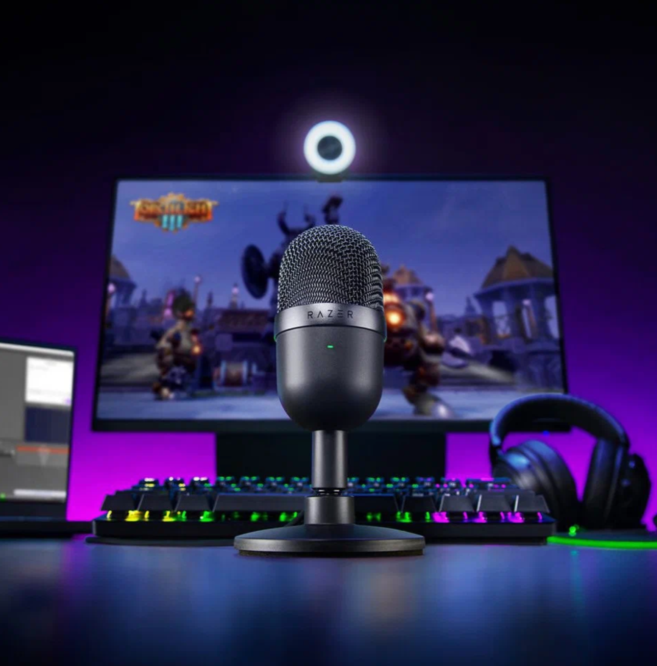 Микрофон для компьютера Razer Seiren Mini / игровой / для пк. Черный — фото 1