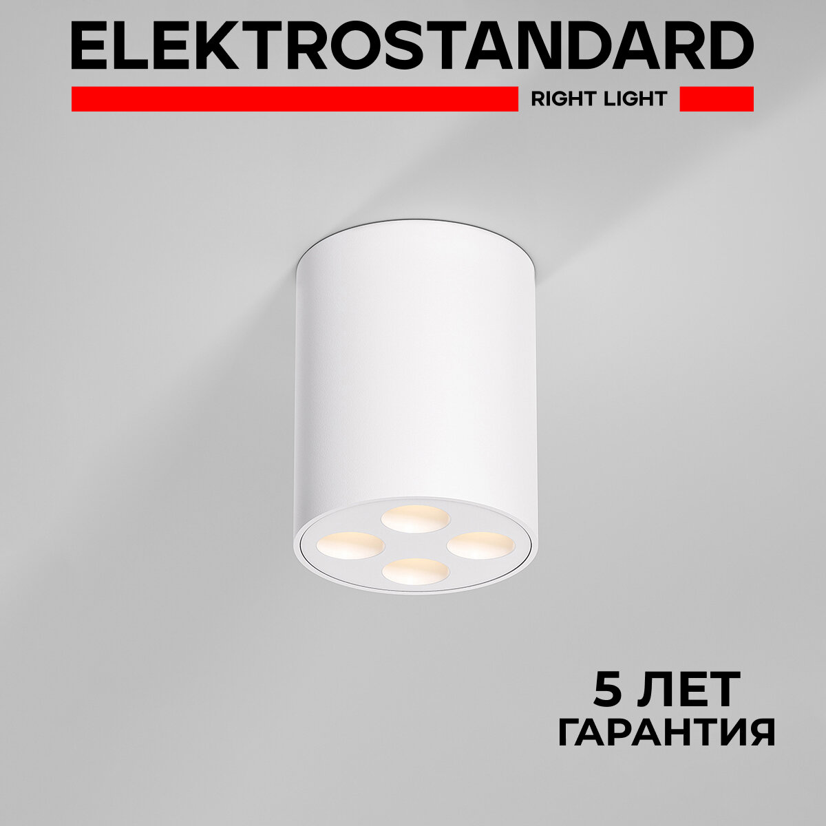 Спот / Накладной светодиодный светильник Elektrostandard Points 25111/LED 7 Вт 3000 K цвет белый
