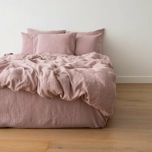 Наволочка Лён 100 цвет Пыльно-розовый 50x70 1 шт 3315₽