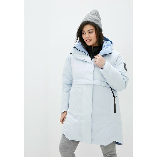 фото Пуховик adidas w myshelter c.r, размер s, голубой