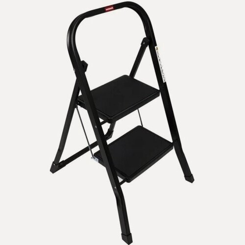 Изображение товара Стремянка Hausmann Shan, 2 ступени, черная (HM-WK6018F-2A)