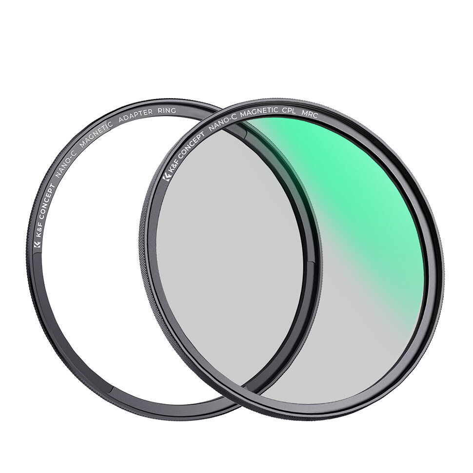 Светофильтр K&F Concept Nano-C Magnetic HMC CPL 55мм