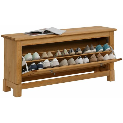 Тумба под обувь Прихожая Рауна 01 (бейц масло)