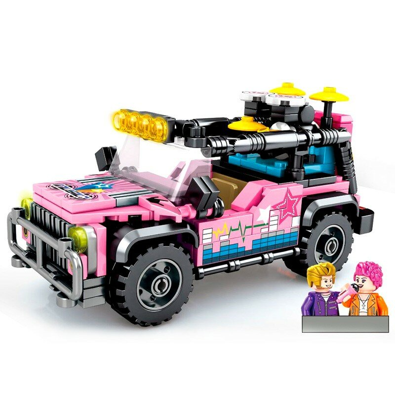Конструктор SY Розовый джип Holiday SUV 5119
