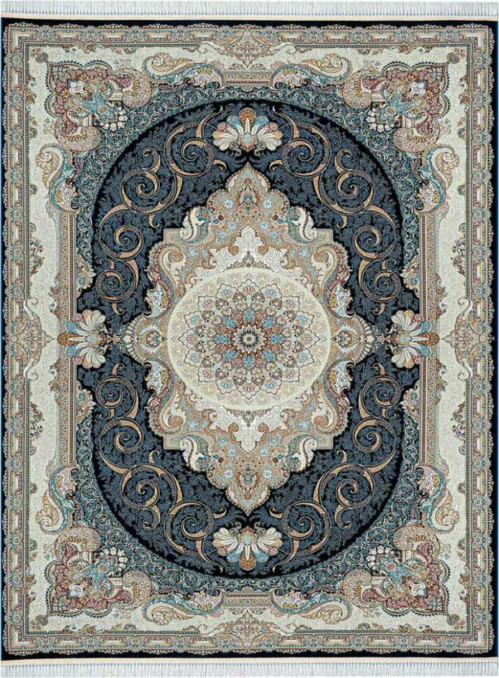 Ковер G144 STAN D/ BLUE Mashad 1500 (0.8 х 1.5 м)