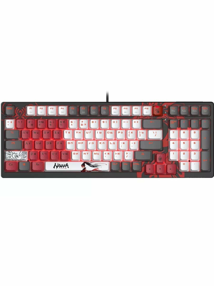 Клавиатура Bloody S98 Naraka BLMS Plus USB for gamer LED