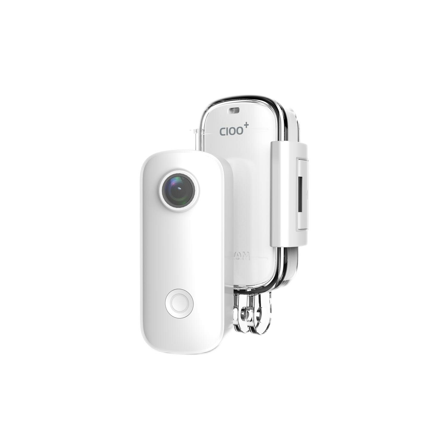 Экшн камера SJCam C100+ с креплением, цифровым стабилизатором, водонепроницаемая 2K Full HD