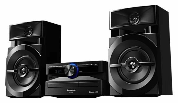 Музыкальный центр PANASONIC SC-UX100EE-K, черный