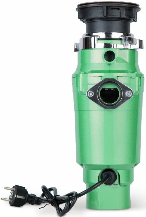 Измельчитель пищевых отходов БИРЮСА WD-375A1, объем камеры 0.86 л, зеленый
