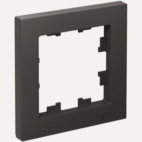 Изображение товара Рамка Systeme Electric (schneider Electric) 1-пост. AtlasDesign базальт, ATN001401