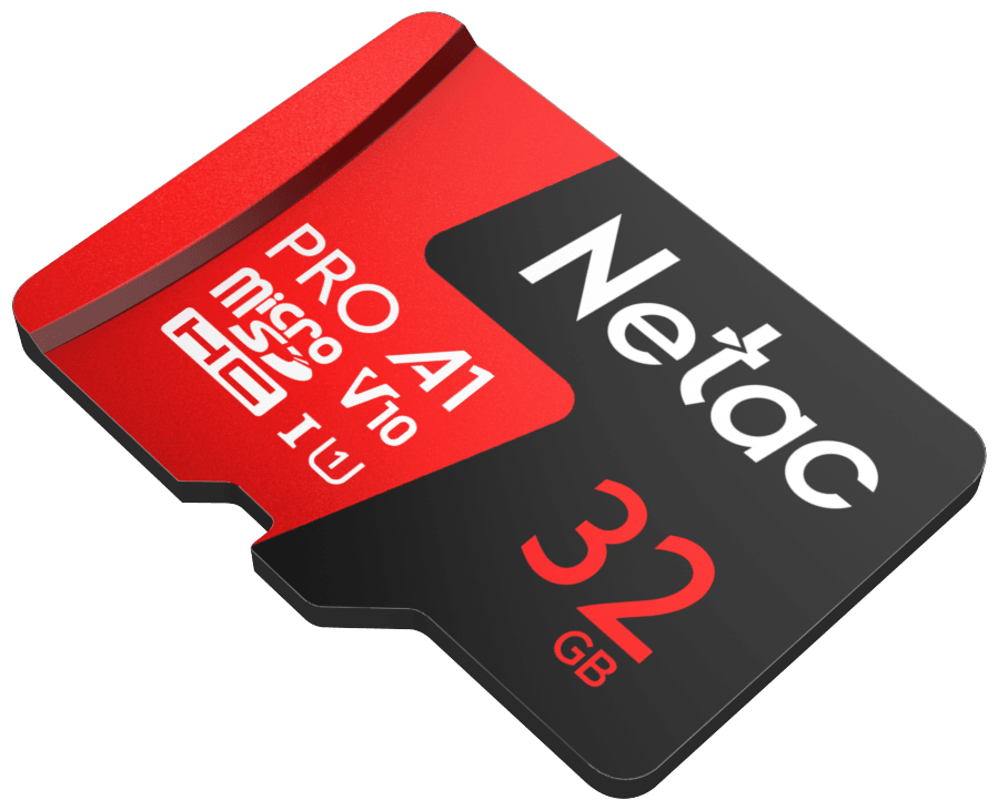 Карта памяти Netac MicroSD card P500 Extreme Pro 32GB retail version w/SD adapter