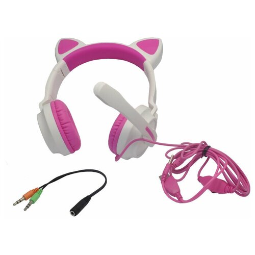 Qumo Game Cat White&pink GHS 0035