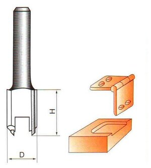 Фреза Globus 1002 D30 пазовая прямая