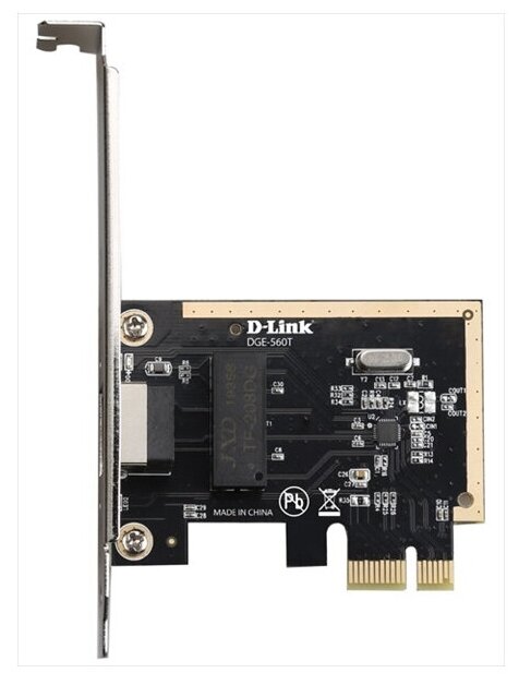 Сетевая карта D-Link DGE-560T/20/D2A - PCI Express 10/ 100/ 1000 Base-T