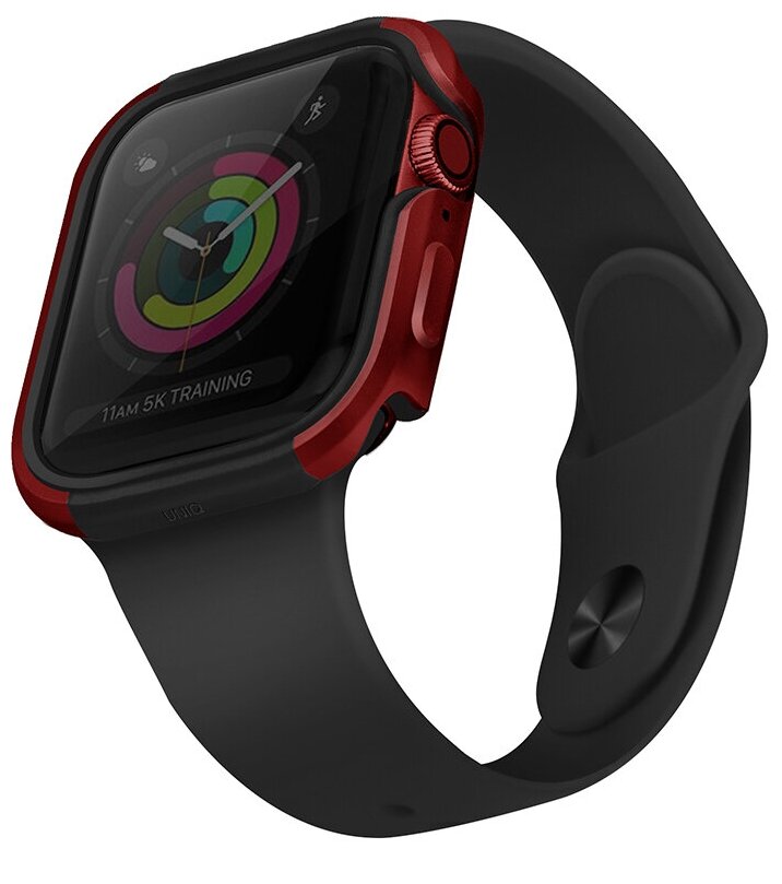 Uniq для Apple Watch 4/5/6/SE 40 mm чехол Valencia aluminium Red