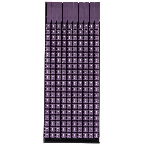 Маркировка кабельная DKC MKF7S1 200 шт. фиолетовый