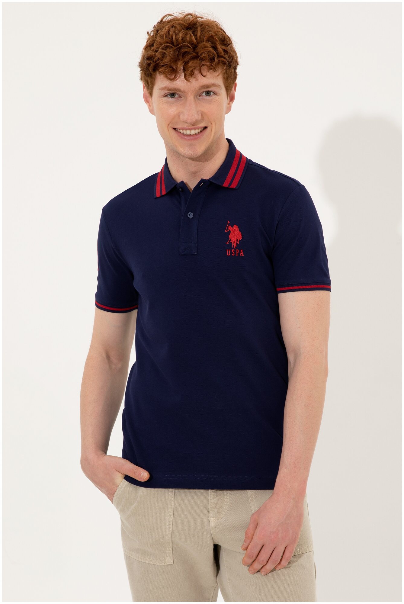 поло U.S. Polo Assn. G081GL0110GSD01IY022-VR033-XL