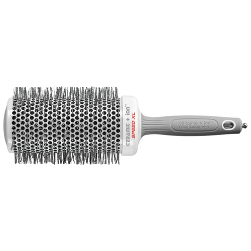 Термобрашинг EXPERT BLOWOUT SPEED XL Wavy Bristles White&Grey 65 olivia garden щетка ceramic ion supreme натуральный розовый