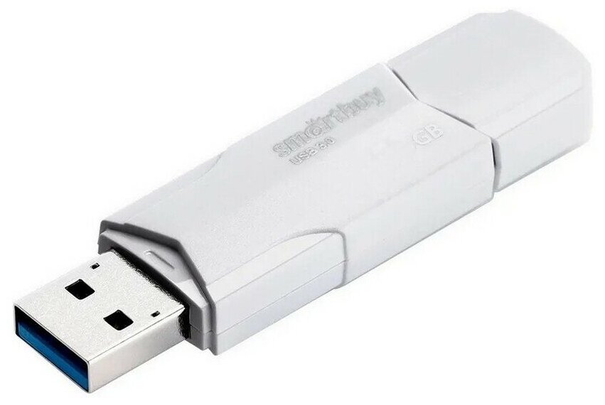 Флеш-накопитель USB 3.1 128GB Smartbuy Clue чёрный