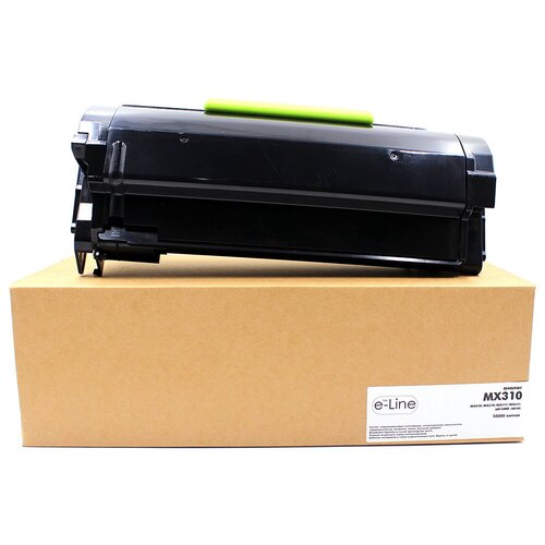 Тонер-картридж e-Line 605H для Lexmark MX310, MX410 (Чёрный, 10000 стр.)