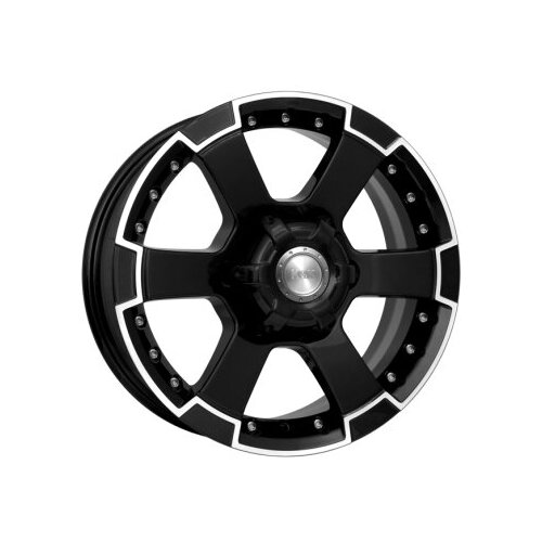 Литые колесные диски КиК (K&K) М56 7x16 6x139.7 ET30 D106.1 Серый тёмный глянцевый (72660)