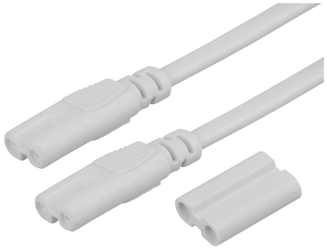 Набор коннекторов для светильников ЭРА LLED-А-CONNECTOR KIT-W разъем C7 длина 10см арт. Б0028203 (1 шт.)