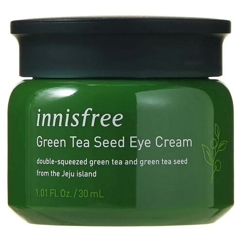 Innisfree Green Tea Seed Eye Cream Увлажняющий крем для области вокруг глаз с зеленым чаем, 30 мл