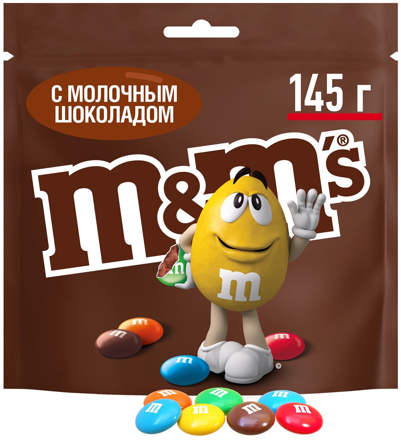 M&M`s конфеты Шоколадный 145г Набор 5шт - фотография № 3