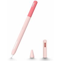 Чехол ESR Pencil Cover силиконовый для Apple Pencil 2 - розовый