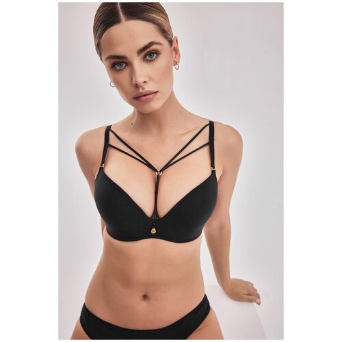 фото Бюстгальтер alles dukat super p-up, черный (размер: 80b)