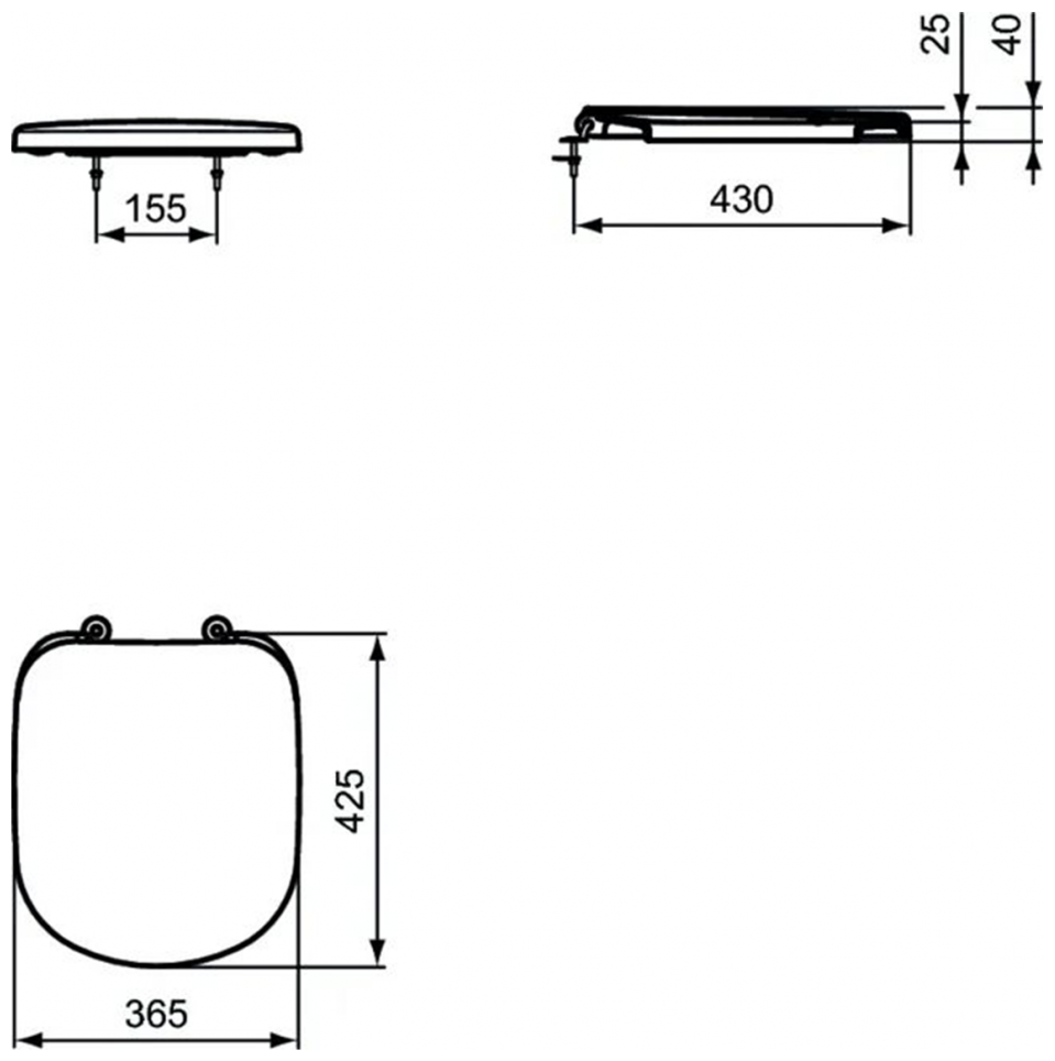 Сиденье для унитаза Ideal standard - фото №3