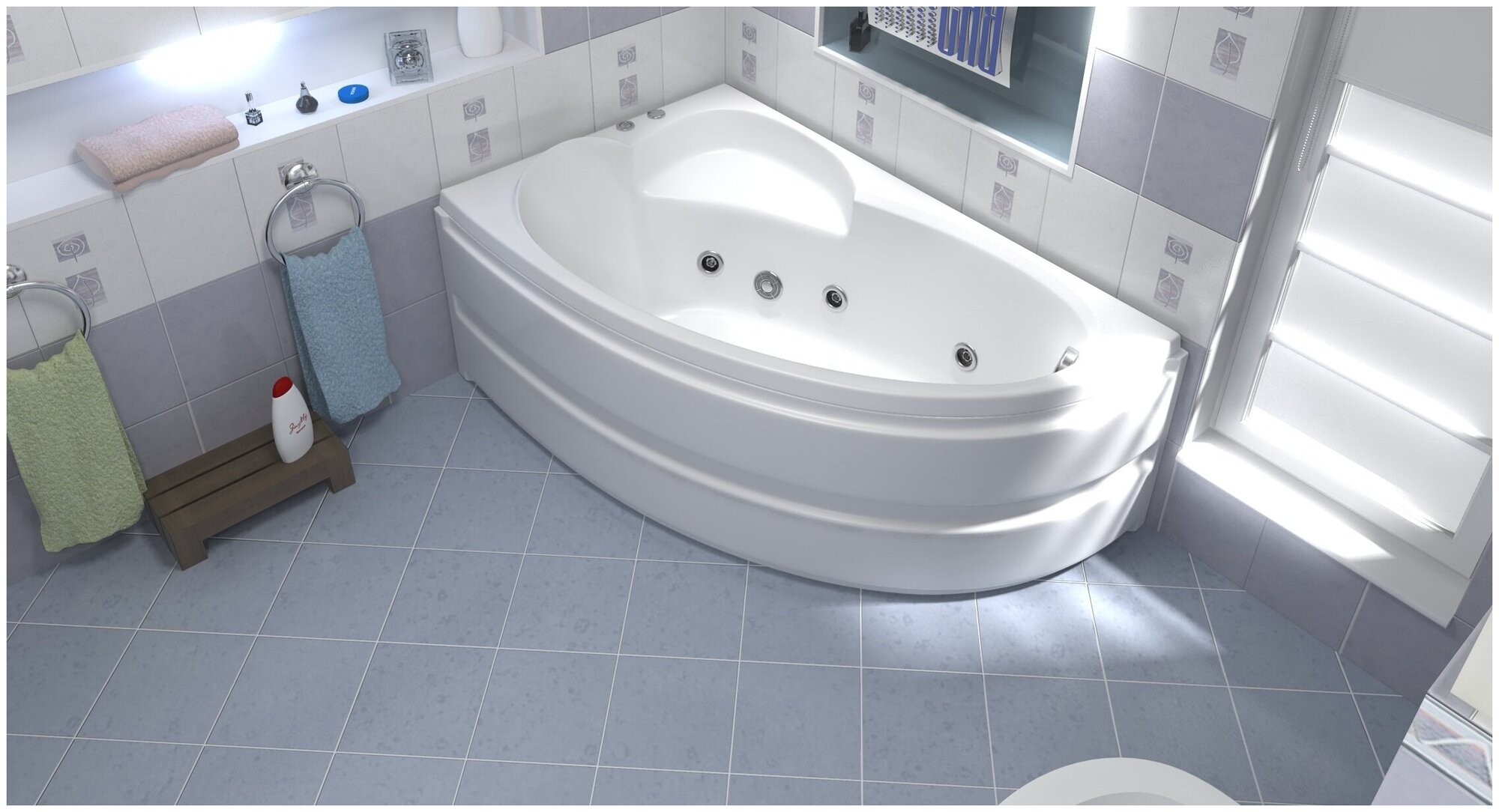 Ванна 160 на 160 угловая размеры