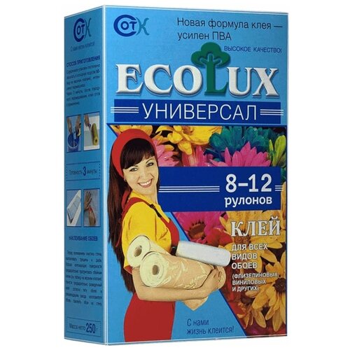 ECOLUX Клей обойный ECOLUX, универсальный, 250 г