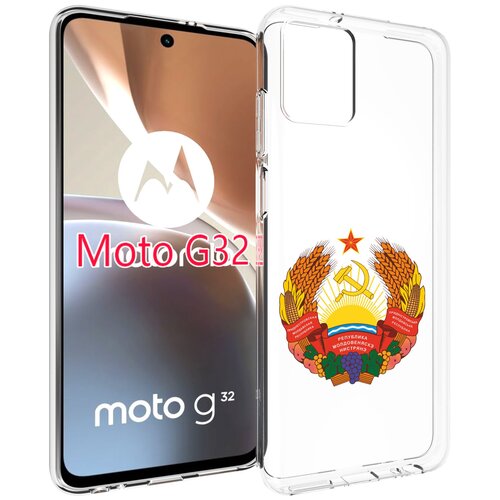 чехол mypads герб хакасия абакан для motorola moto g32 задняя панель накладка бампер Чехол MyPads герб-приднестровья для Motorola Moto G32 задняя-панель-накладка-бампер