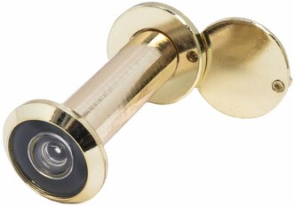 Глазок дверной для дверей 60-100 мм аллюр ГДШ-4 Бшт, диаметр 16 мм, цвет золото