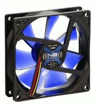 Вентилятор 92x92x25 NoiseBlocker BlackSilentFan ultra quiet XE-1 1500rpm