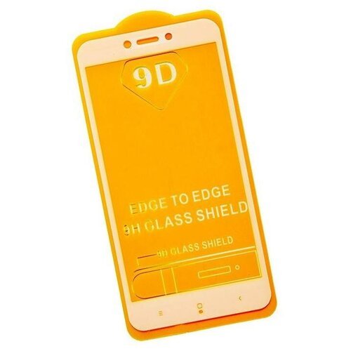 Защитное стекло (поклейка на экран) 3D/5D/9D для Xiaomi Redmi 4X, белое