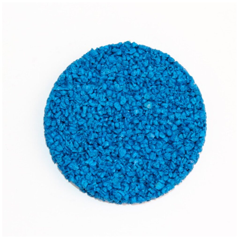 Резиновая крошка EPDM / цветная каучуковая крошка, синяя, 5 кг