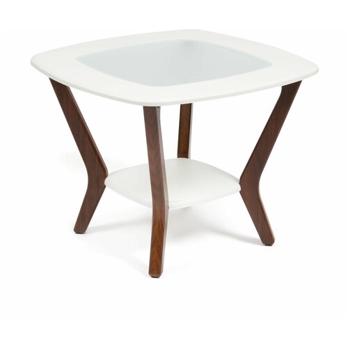 Журнальный стол TetChair GOODWIN МДФ/дерево, 65*65*50 см, белый