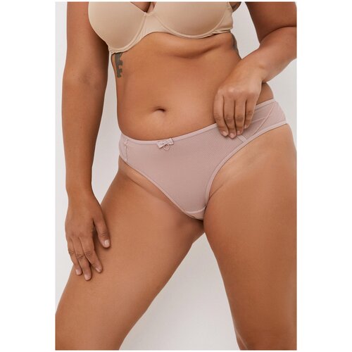 фото Трусы слипы nadia piskun, средняя посадка, с ластовицей, размер 48, черный