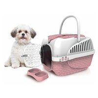 BAMA PET переноска KENNEL TOUR MAXI 59х38х37h см до 12 кг, розовая